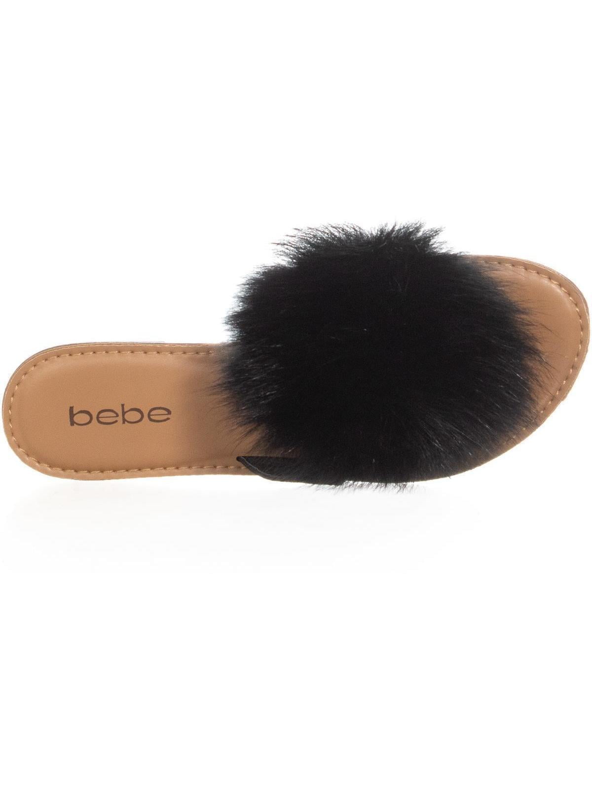 bebe katerina pom pom thong flat sandals