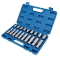 thumbnail image 4 of Kit de dados de torsión de estrella externos, 19 piezas, juego de dados de estrella hembra Dr de 1/2 pulg. Juego de dados de torsión confiable y duradero, 4 of 9