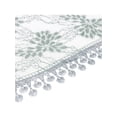 thumbnail image 4 of INSPIRE CHIC Lace Floral Mantilla Scarves, Crochet Tassel Triangle Shawl, Cathedral Chapel Church Head Covering Mass Bridal Veils 55.1x17.7" Gray, 4 of 5