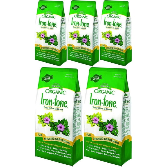 Espoma IT5 Iron Tone Bag, 5-Pound, 5 Pack