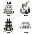 thumbnail image 4 of FORMRS Mini Backpack Purse for Women Quilted Travel Daypack Casual Shoulder Bag, Beige Cute Cat, 4 of 7