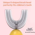thumbnail image 3 of Kids U Shaped Electric Toothbrush 360°Ultrasonic Automatic Children Tooth Cleaner Waterproof Powered, 3 of 10