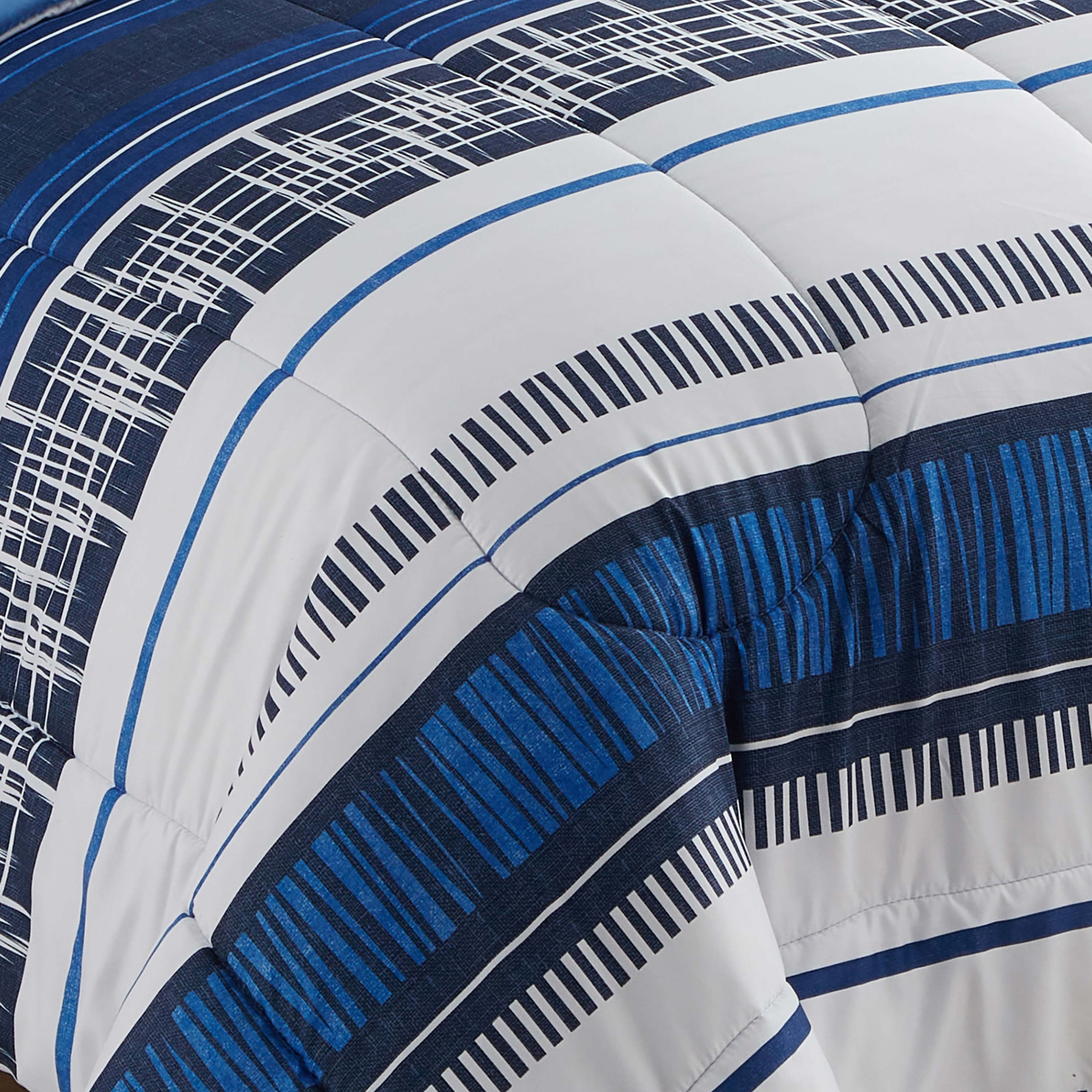 7 Piece Mediterranean Bed in a Bag Comforter & Sheet Set Full