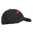 thumbnail image 5 of Heart with Arrow Embroidered Low Cap - Black OSFM, 5 of 5