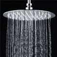thumbnail image 4 of Bewildely El baño potente de la energía de la cabeza de ducha grande de alta presión dirige el ahorro de agua de Chrome Juegos de accesorios de baño No.1 Bewildely HA025925-01, 4 of 6