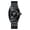 Black Black, variant on Wormhole concept men's watch, triangular shape, high-end, trendy, unique hip-hop niche design, quartz watch, silver hollow men's wristwatch