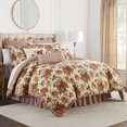 thumbnail image 3 of Waverly Norfolk Euro Sham, Red, 3 of 6