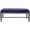 Royal Blue/Black, variant on Safavieh Zambia Blue Bench - 45.9" x 18.7" x 19.5"
