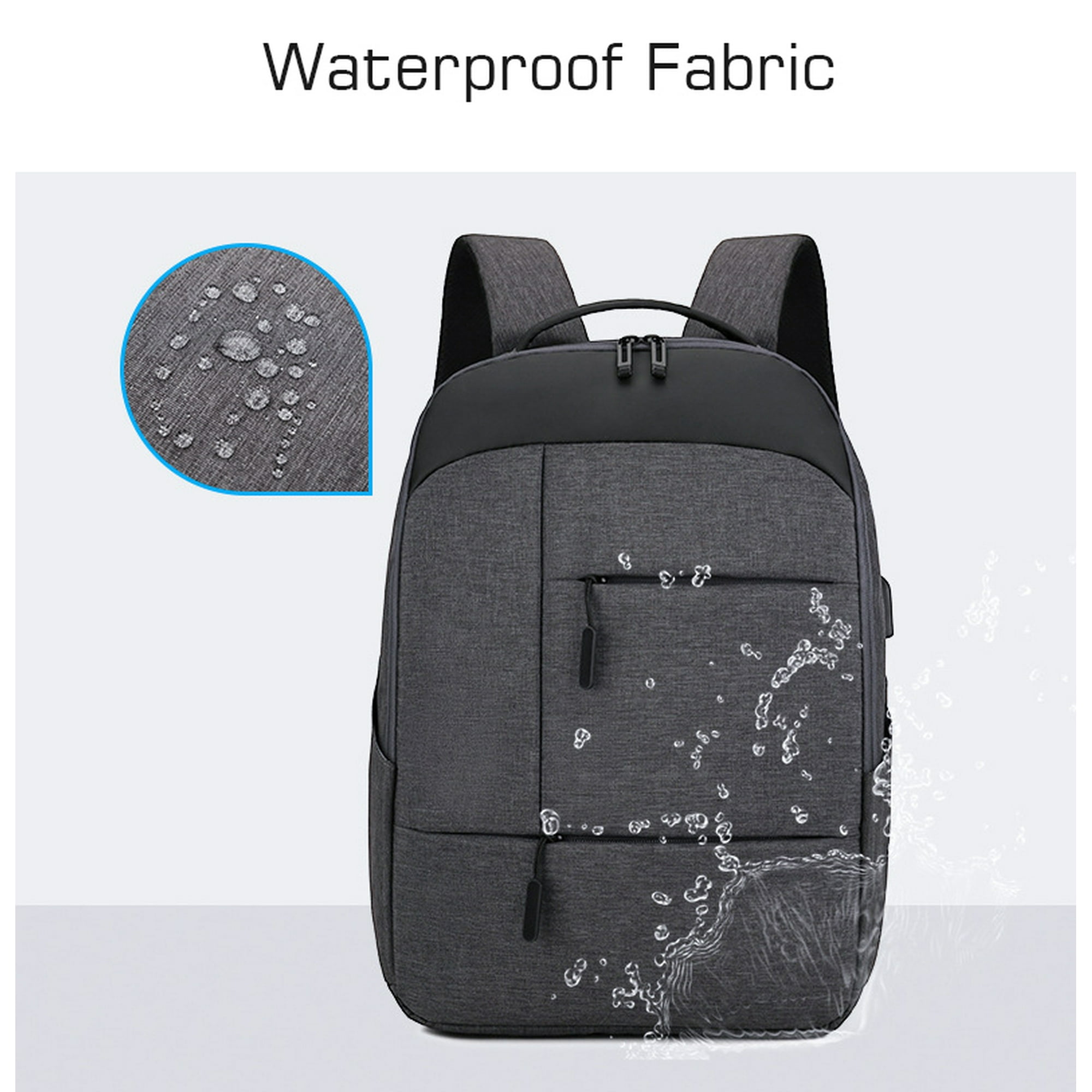 Crossten USB Charge Port Laptop Backpack School Bag Rucksack Backbag Travel Daypacks Leisure urban Backpack waterproof Mochila Walmart