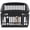 Black, variant on Euqvunn Plastic Dog Playpen, 24" 4-Panel Pet Pen with Door, Folding & Portable, Easy to Clean, for Small to Medium Dogs, for Indoor & Outdoor, White