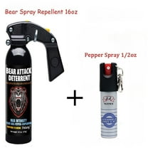 Bear Repellent Spray With Holster - Stainless Steel Outdoor 35 Feet 16 Oz1 Pack Free Peper Spray 1/2oz