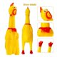 thumbnail image 2 of 4 Uds pollo de plástico amarillo, juguete para perros, grito de desesperación de pollo, grito de trompeta de pollo, juguete de desinfección creativo, 2 of 5