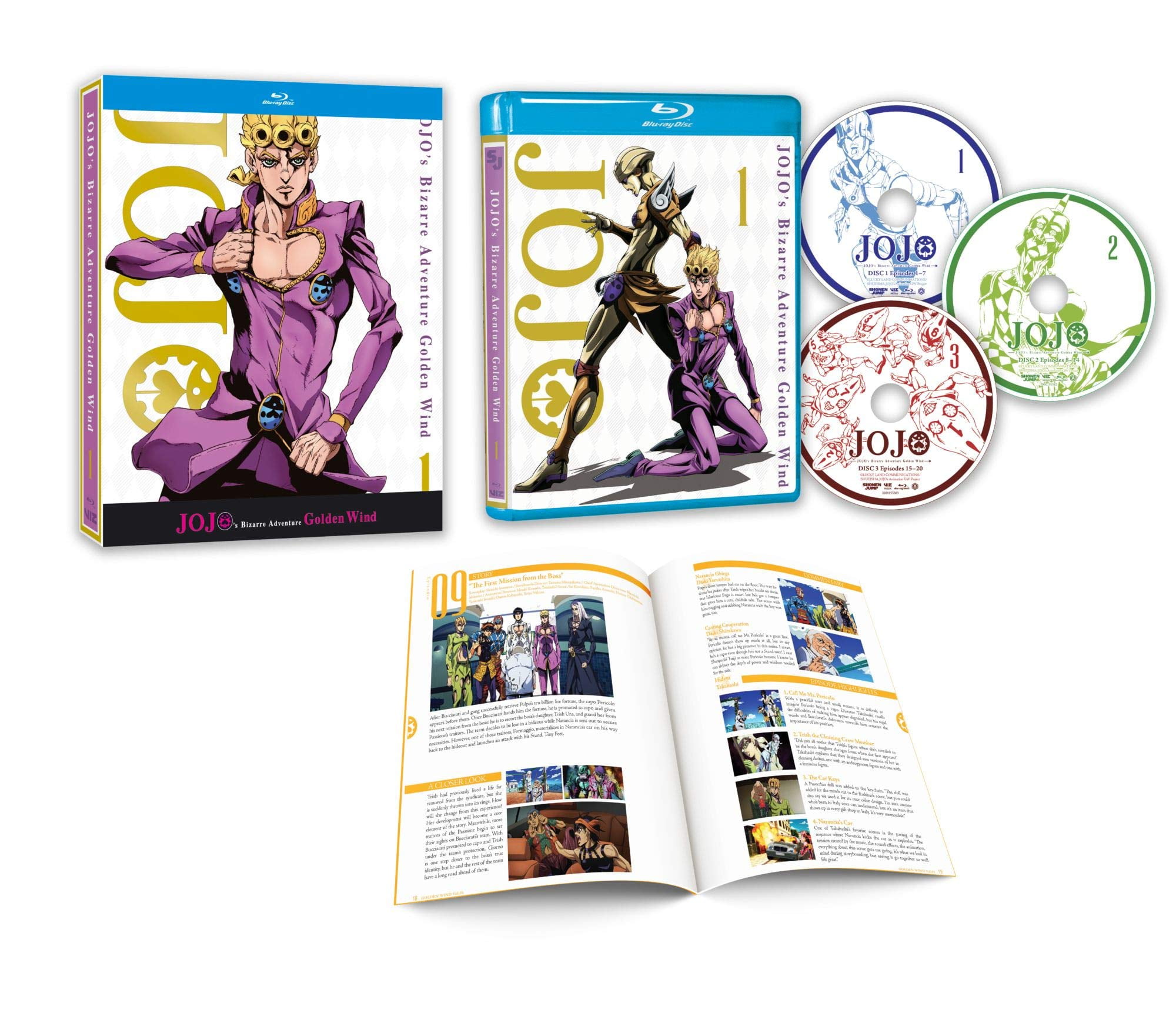 JoJo's Bizarre Adventure: Golden Wind, Part 1 [Blu-ray] - Best Buy