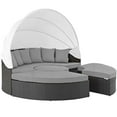 thumbnail image 6 of Modway Sojourn Outdoor Patio Sunbrella® Daybed in Canvas Gray, 6 of 6