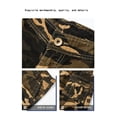 thumbnail image 7 of Summer outdoor European and American style multi pocket shorts, men's loose casual 5 point camouflage work shorts (Khaki,38), 7 of 7