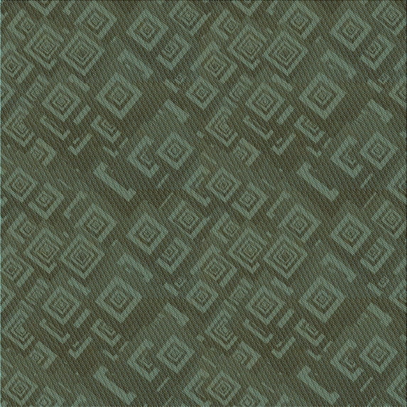 Ahgly Company Machine Washable Indoor Square Transitional Hazel Green Area Rugs, 7' Square