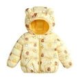 thumbnail image 1 of Kids Toddler Girl Boy Light Down Coat Baby Cartoon Winter Snowsuit Jacket 1-6 Years, 1 of 4