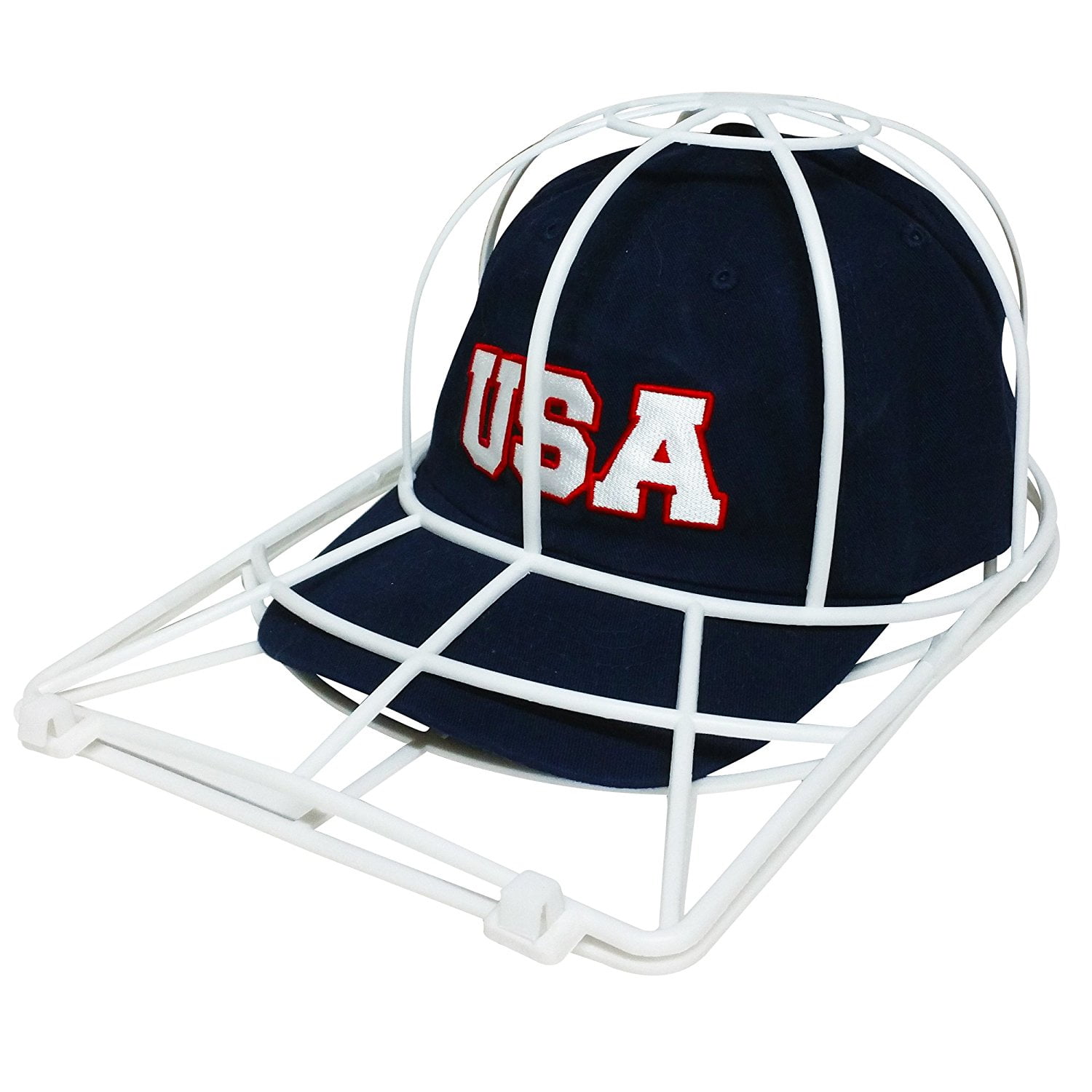 Baseball Hat Washer,3pcs Cap Washer Frame/Washing Cage,White Cap Visors Shaper 