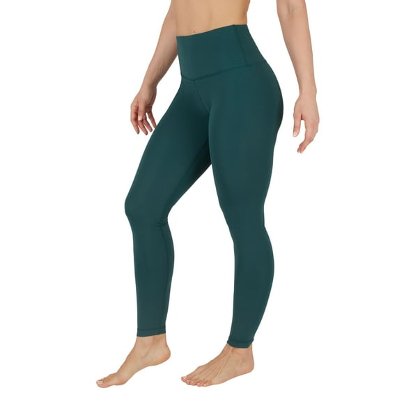 Yogalicious High Waist Ultra Soft Lightweight Leggings - High Rise Yoga Pants - Pacific Nude Tech 28"" - 2X