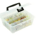 thumbnail image 2 of Plano Molding Hydro-flo Fishing Spinnerbait Tackle Box, Small, Clear, 2 of 2