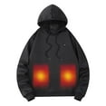 thumbnail image 6 of Winter Heated Hoodie, Heatable Clothing, Cold Resistants and Warm Clothing, Quicks Heating, Convenient to Use, Convenient for Keeping Warm in Winter(Black S), 6 of 6