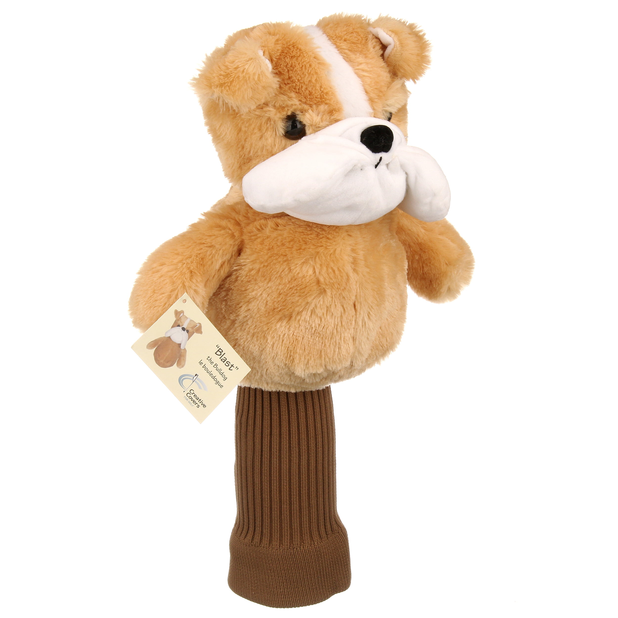 Creative Covers For Golf Cuddle Pals "Blast" The Bulldog Driver Headcover