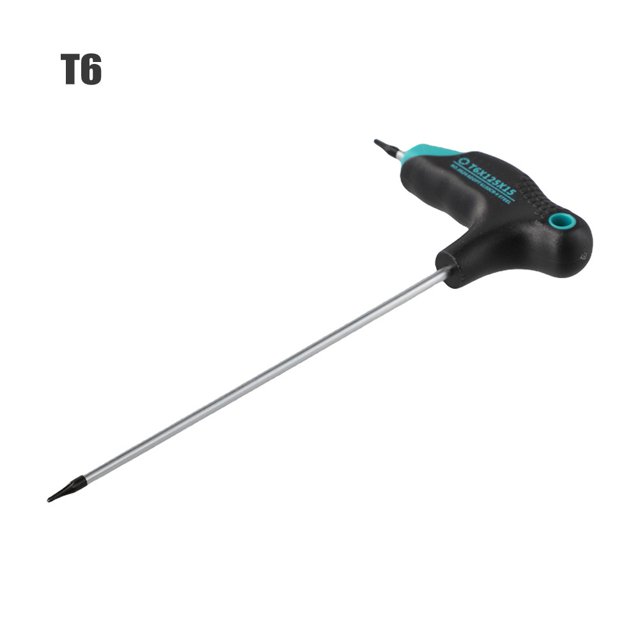 1 Pce Tournevis Torx avec Tête Magnétique pour Réparation d'Appareil Ménager T6-T45 avec Trou Poignée en T Clé Torx Outils de Réparation Ménagers T6