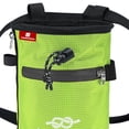 thumbnail image 2 of Cubo para Tiza Escalada Con 2 Bolsillos Grandes Y Cepillo () Rojo Verde, 2 of 4