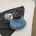 thumbnail image 3 of Bolso Hombro Mezclilla Bandolera Retro Hobo para Mujer (claro) Azul, 3 of 8