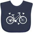 thumbnail image 3 of Inktastic Bicycle Cycling Bike Lover Girls Baby Bib, 3 of 4