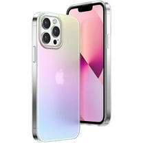 iPhone 15 Pro Max Case Clear Iridescent Case, for iPhone 15 Pro Max 6.7 inch Women Girls Protective ShockProof Case, Soft TPU Color Changing Rainbow Transparent Protective Phone Case