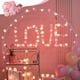 thumbnail image 5 of Apmemiss 4.92Ft 10Led Rose Light Valentines Day Decoration Flower String Lights Pink White Rose Battery Power Artificial Flowers Garland Lights Indoor Outdoor Decor Valentines Mother's Day Home Party, 5 of 8