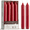 Red, variant on Leor & Lair Red Candlesticks - 6 Inch Red Candles, Pack of 8, Christmas, Romance & Décor