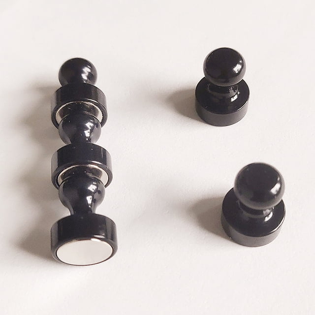20 pcs black Refrigerator Magnets Fridge Small Magnets,them organized make your life work easier and more convenien