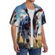 thumbnail image 2 of Fotbe Colorful Cow Pasture Camisa Estampada de Manga Corta para Hombre, Casual de Verano, Estilo Playero, Sin Arrugas-4X-Large, 2 of 5