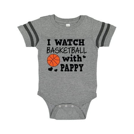 

Inktastic I Watch Basketball with Pappy Gift Baby Boy Bodysuit
