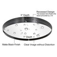 thumbnail image 3 of Open Box 30 Inch Circle Mirror 3 In Deep w/ Stainless Steel Metal Frame, Black, 3 of 9