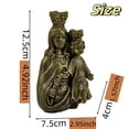 thumbnail image 7 of Madonna and Child Statue - Resin Mary with Baby Jesus Figure Catholic Home Decor, Hand Painted Blessed Virgin Mary Statue, Holy Mother Religious Gift for Mom Women, 4.92”H, 7 of 7