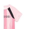 thumbnail image 2 of Messi Girls Athletic Lifestyle Jersey with Short Sleeves, Sizes 4-16, 2 of 3