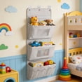 thumbnail image 5 of PUSPU Over-the-Door Hanging Storage Bag, Multi-Pocket Organizer for Underwear, Socks & Accessories, 5 of 6