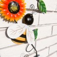 thumbnail image 4 of Pared De Metal Abeja Escarabajo Decoración Patio Al Aire Libre Jardín Colgante Decoración De Hierro Interior Arte De Hierro Al Aire Libre Arte Colgante Hogar Jardín Bar Decoración Advancent HA042556-02, 4 of 6