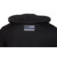 thumbnail image 5 of Farm Blue Mens Black Full Zip Hoodie - Blue Lives Matter Flag Logo- 2XL, 5 of 6