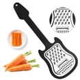 thumbnail image 3 of Mother's Day Stainless Cheese Grater Handheld Guitar Shaped Shredder with 3 Grinding for Kitchen Use Multi Functional Grater for Cheese Vegetables Fruits Comfortable Grip 4th of July, 3 of 8