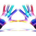 thumbnail image 4 of Guantes LED para dedos, guantes con luz para dedos, juguetes para niños y niñas, guantes iluminados, en la fiesta de Navidad de Halloween, 4 of 5