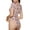 French Bulldog 1, variant on French Bulldog 2 Womens One Piece Swimsuits Modest Tummy Control Bathing Suits Lace Up Slimming Swim Suit-Small