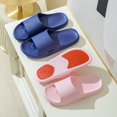 thumbnail image 5 of NOKIO Clearence Women’s PVC Bathroom Slippers Thick Non-Slip Sole Ultra-Soft Indoor Slides Odorless House Shoes for Home & Hotel Comfort, 5 of 9