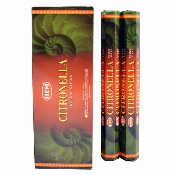 Lot Of 40 Stick Citronella Incense Hem ~ 2 Tube Of 20 Sticks = 40 Fresh