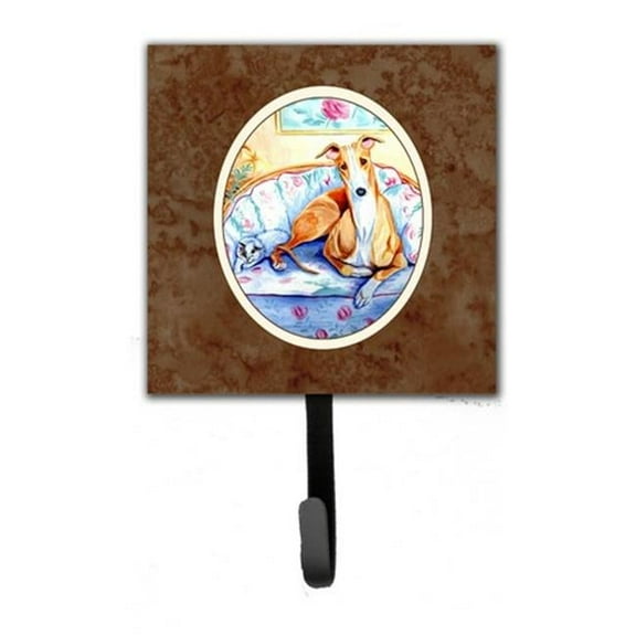 Whippet Waiting on You Leash or Key Holder