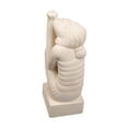 thumbnail image 4 of NOVICA Artisan Handmade Sandstone Sculpture Unique of Praying Beige Garden Decor Indonesia Cultural [11.75 in H x 3.9 in W x 3.9 in D] 'A Fervent Prayer', 4 of 7