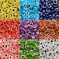 thumbnail image 2 of 50Pcs 6/8/10 mm Nicebeads Muticolor Cuentas Ovaladas Mal Ojo Resina Espaciador Perlas Para Hacer Joyas DIY Pendientes Pulsera Perlaspangjing, 2 of 4
